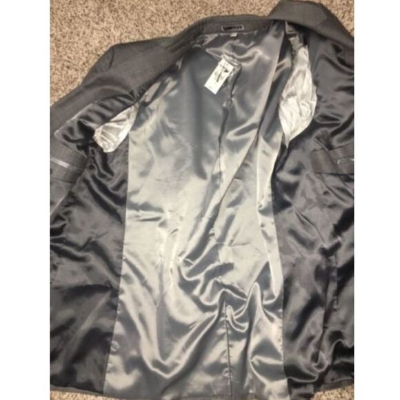 Express Blazer Suit Jacket Mens 44 Long Gray NWT - Picture 8 of 8